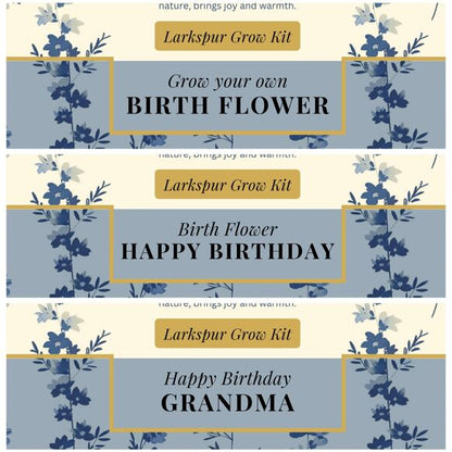 July Birth Flower - Grow Your Own Flower Gift