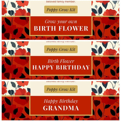 August Birth Flower - Grow Your Own Flower Gift