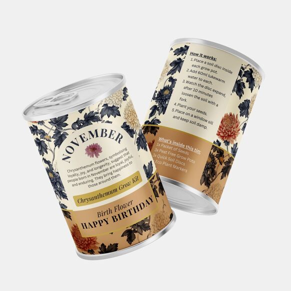 November Birth Flower - Grow Your Own Flower Gift