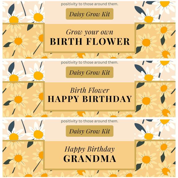 April Birth Flower - Grow Your Own Flower Gift