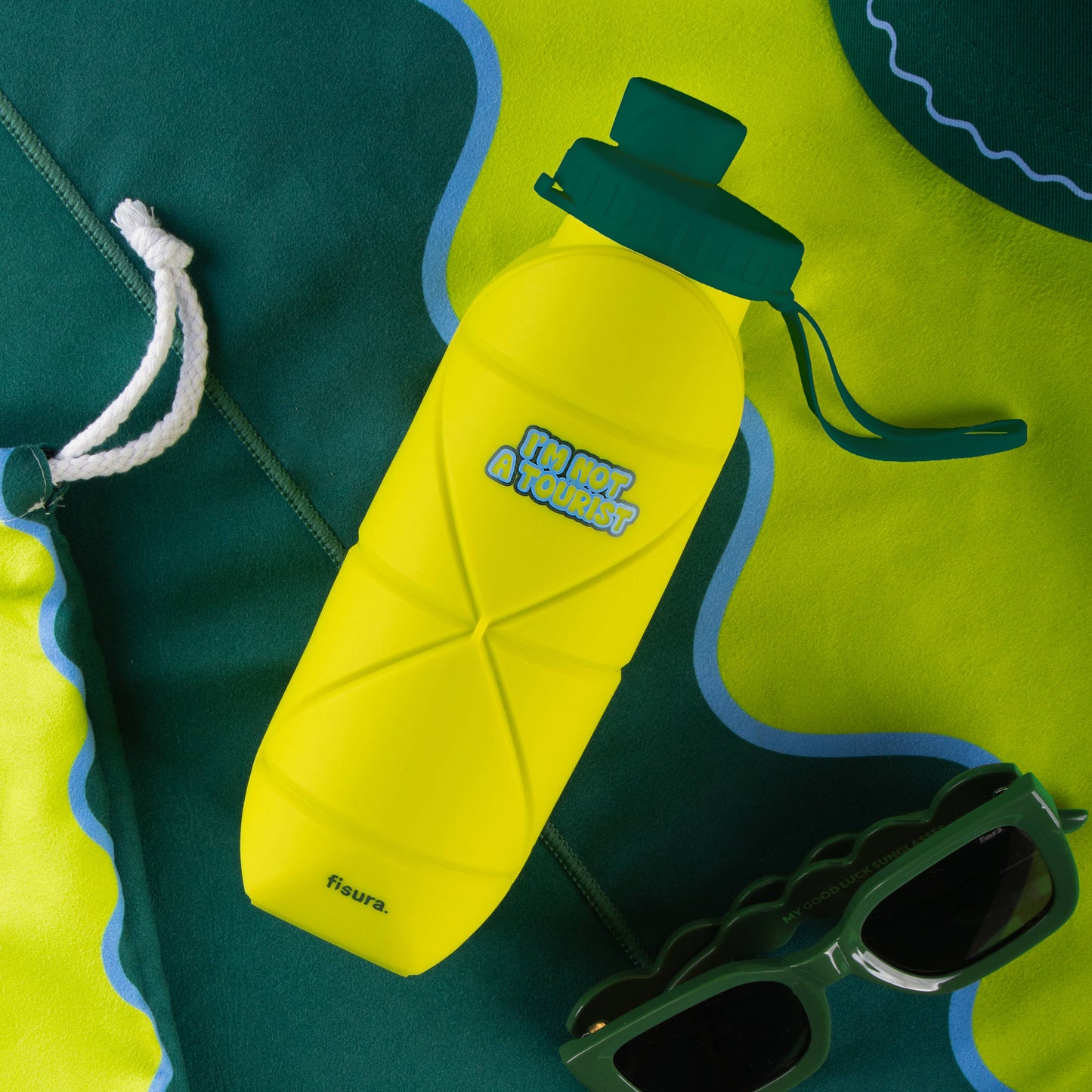 Collapsible Bottle I'm Not A Tourist