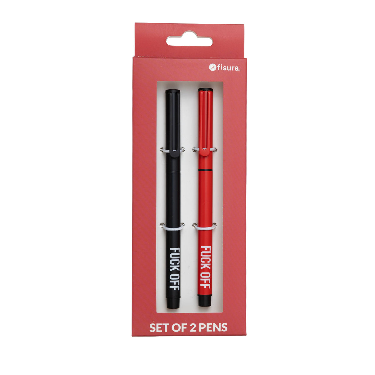 Set of 2 "Fuck Off" pens