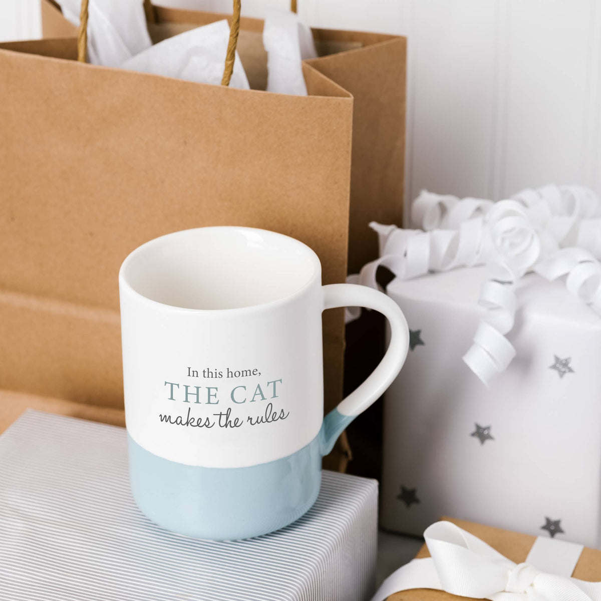 In This Home The Cat Makes The Rules -Mug