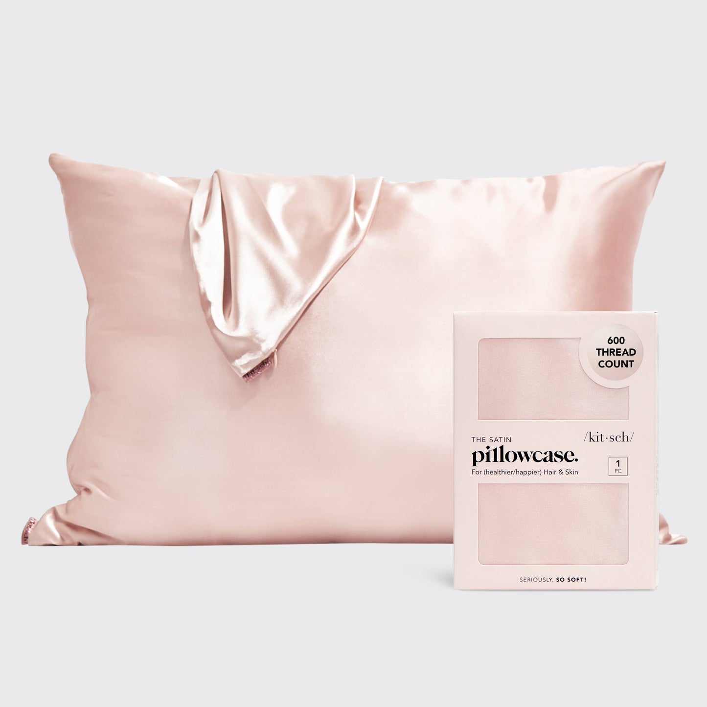 Rose Satin Pillow Case (Standard)