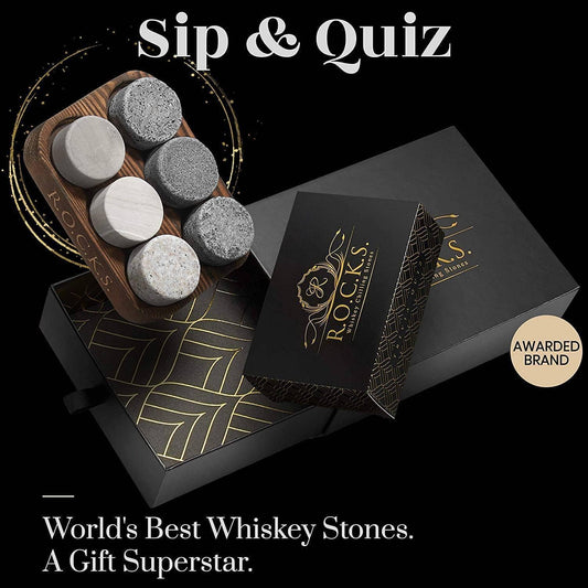 The Rocks & Whiskey Trivia Quiz Gift Set