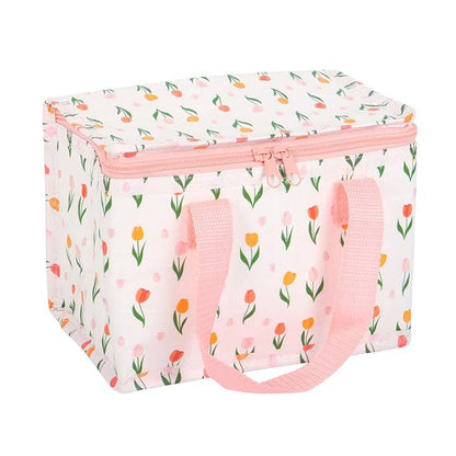 Spring Tulip Print Recycled Plastic Lunch Bag