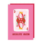 Absolute Queen Mother's Day/Thinking of You Card: Cellophane
