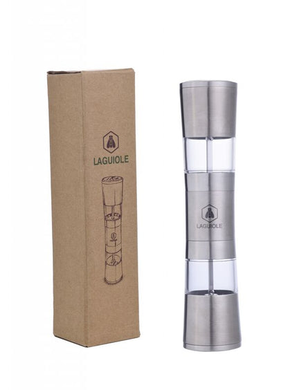 Manual salt and pepper mill