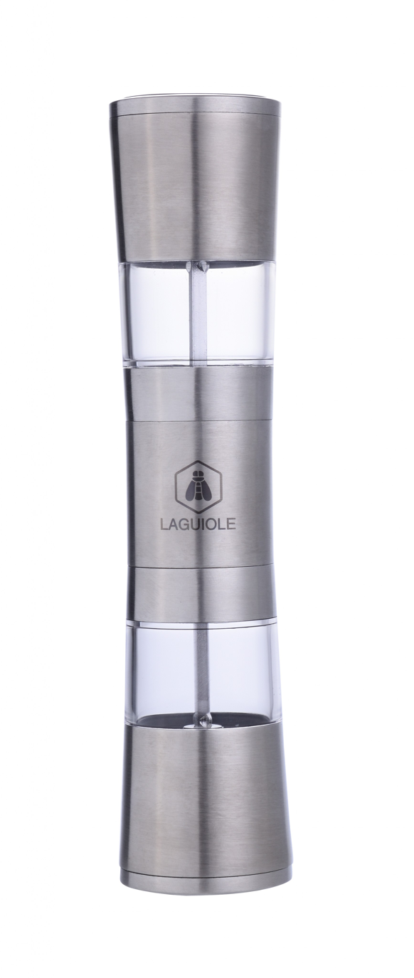 Manual salt and pepper mill