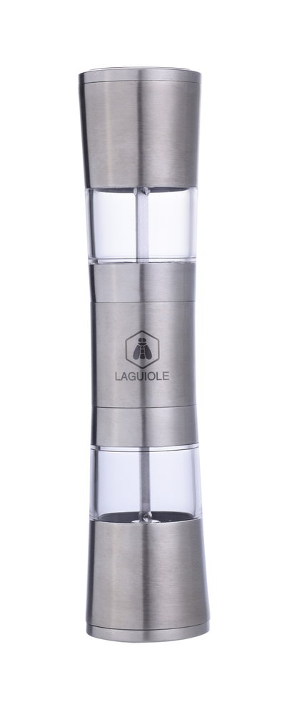 Manual salt and pepper mill