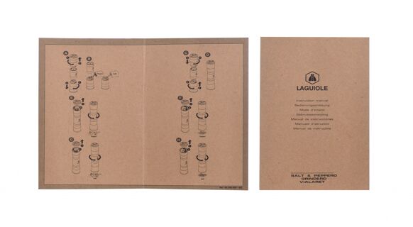 Manual salt and pepper mill