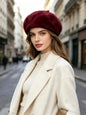 Double-Layer Faux Fur Beret for Women