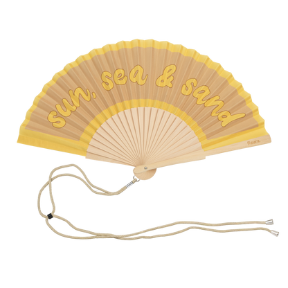 Hand Fan Sun, Sea & Sand