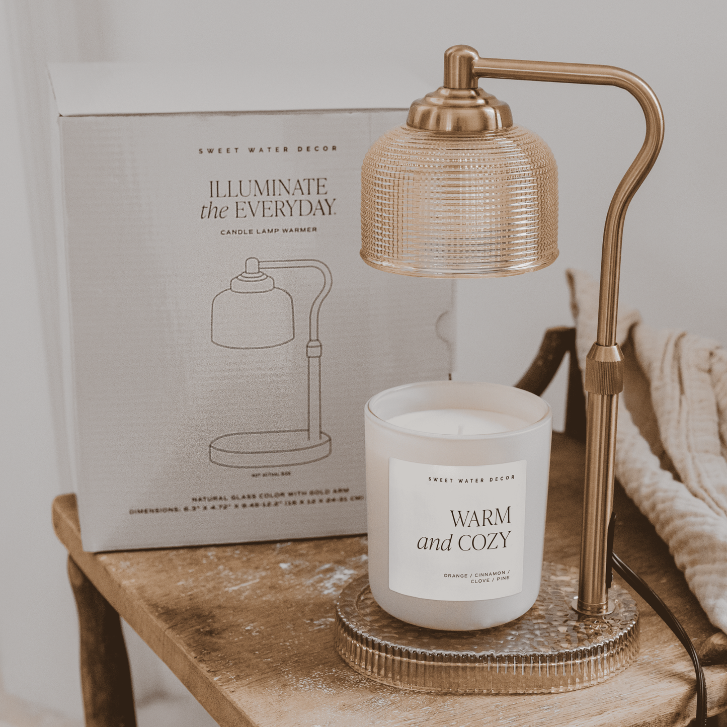 Candle Lamp Warmer (Gold)