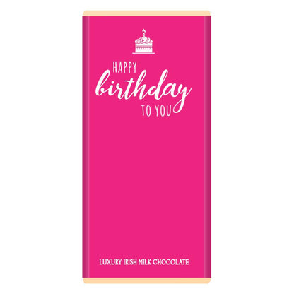 Happy Birthday to you (cerise pink)