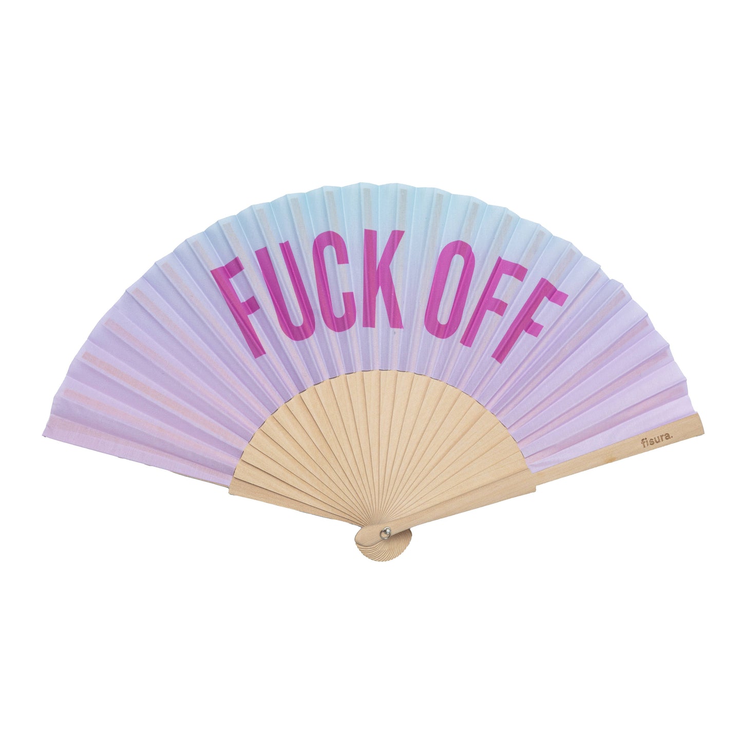 Hand Fan "Fuck off"