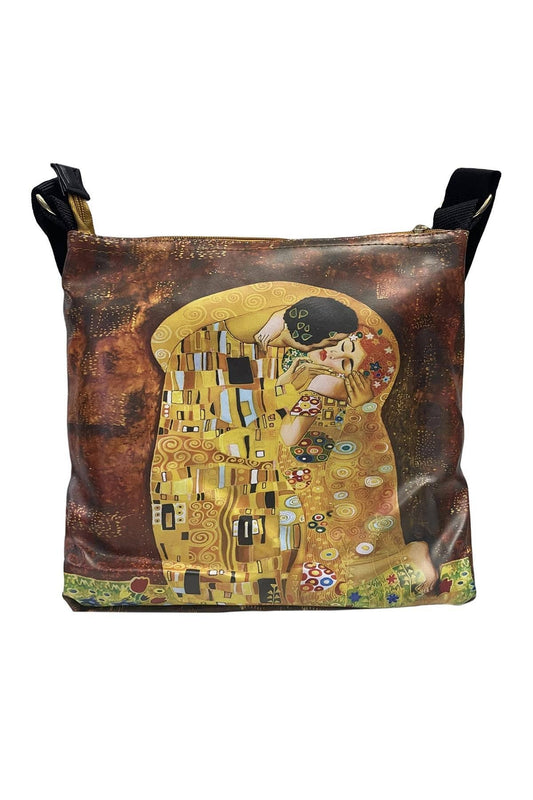 Klimt The Kiss Print - Crossbody Bag