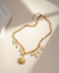 Multiple Shining Sun Necklace