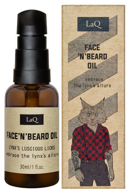 LaQ Face 'n' Beard Oil Lynx Beard Oil