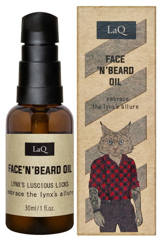 LaQ Face 'n' Beard Oil Lynx Beard Oil