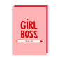 Girl Boss New Job Card: Cellophane