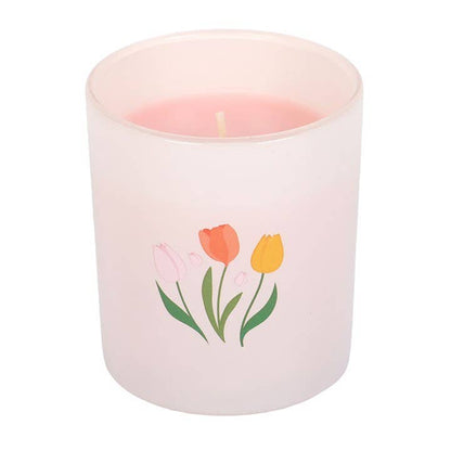 If Mums Were Flowers French Tulip Candle