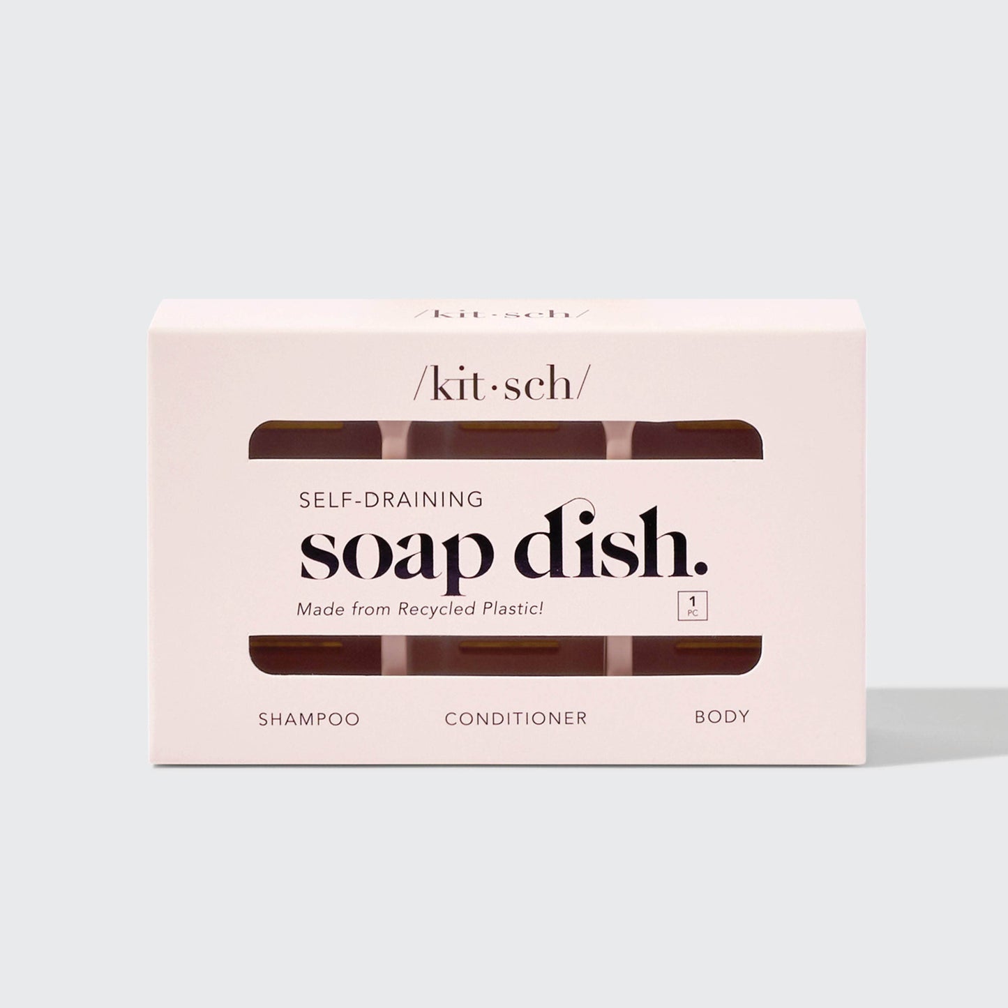Rose Self Draining Soap Dish