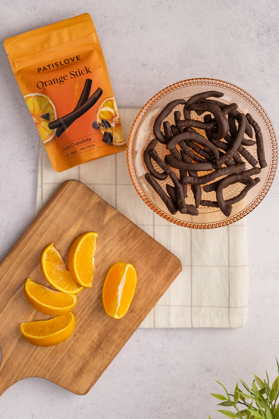 Orange Stick Dark Chocolate, 80G