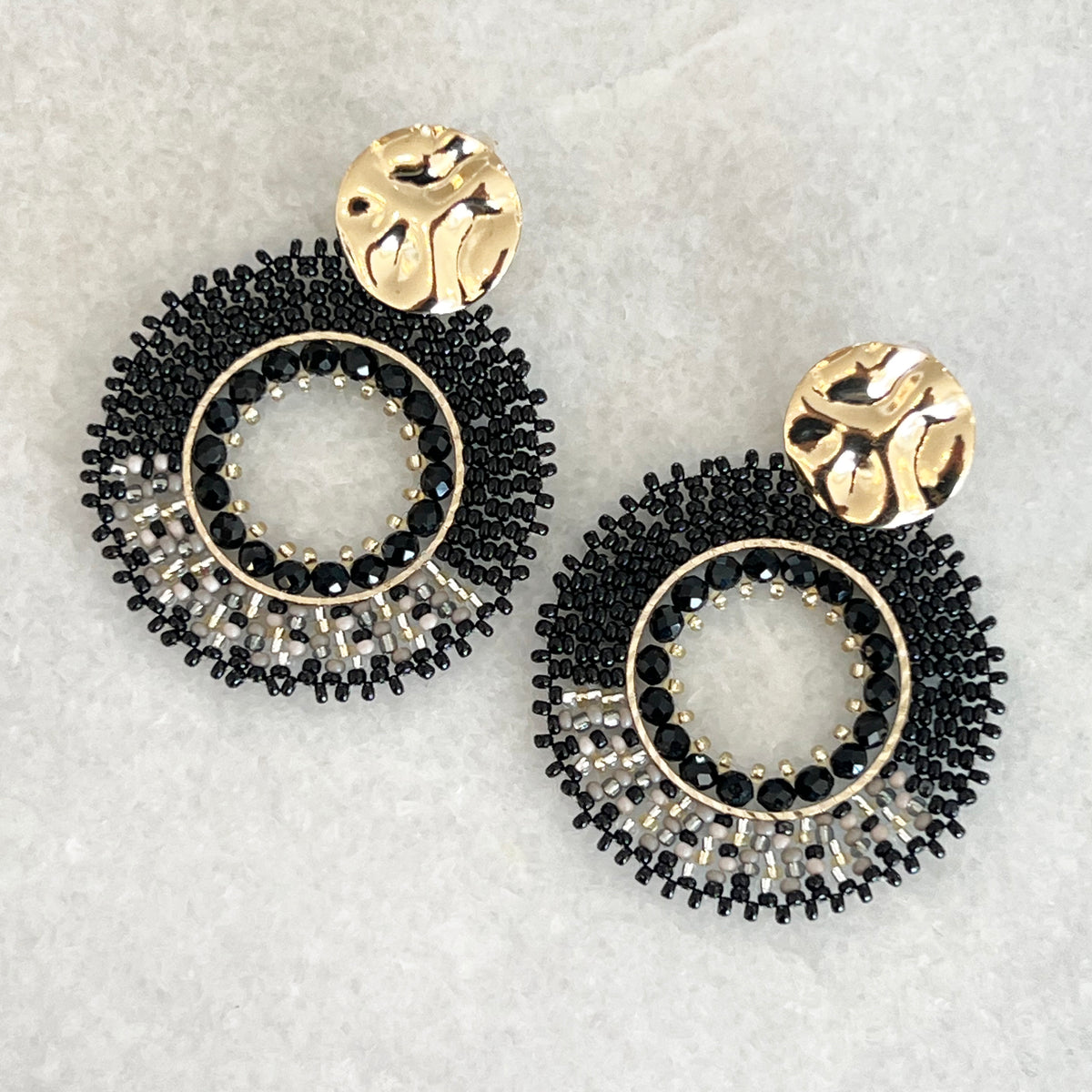 Black Handmade Earrings