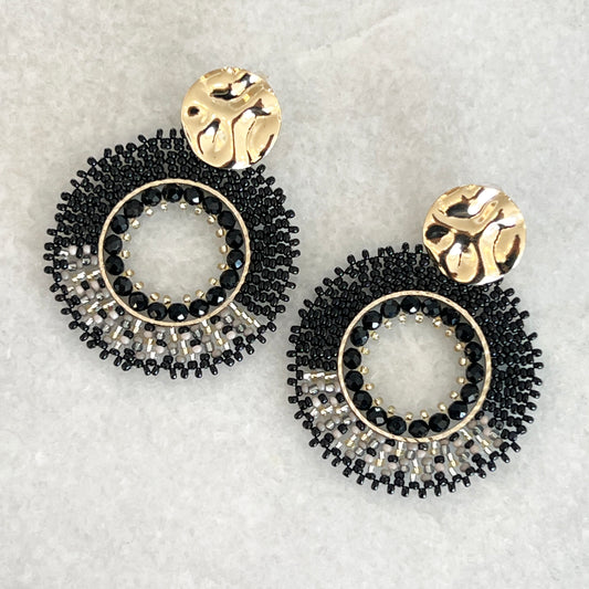 Black Handmade Earrings