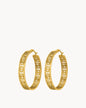 Hollow Kavallieri Hoop Earrings Large