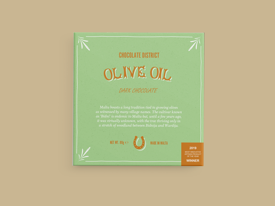 Olive Oil Dark Chocolate