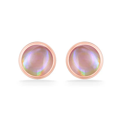 Power Habbata Stud Earrings Pink