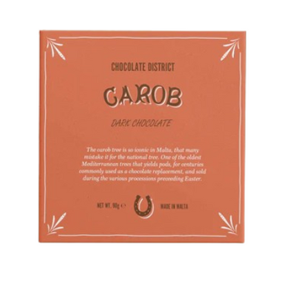 Dark Chocolate with Carob Caramel