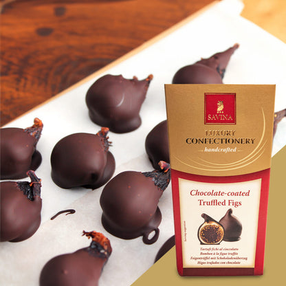 Chocolate Coated Truffled Figs