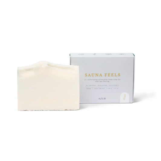 SAUNA FEELS | Body Scrub Bar | Natural Salt Soap