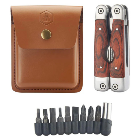 Laguiole Multi Tools With Handles Pakkawood & Pouch