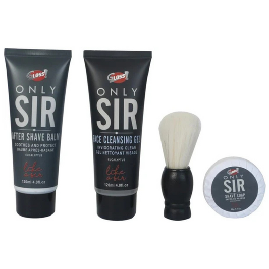 ONLY SIR Shaving set with sweet eucalyptus scent-4pcs