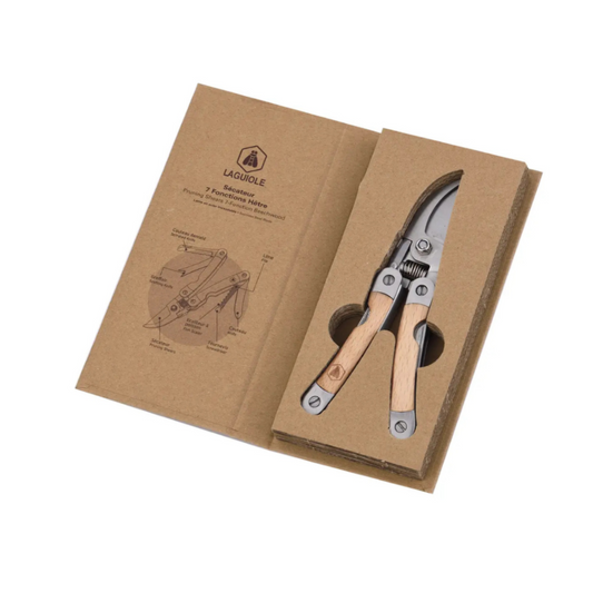 Pruning Shear 7 Funtion Beechwood Knife