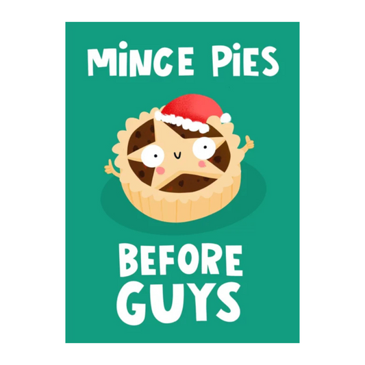 Mince Pies Before Guys Coaster