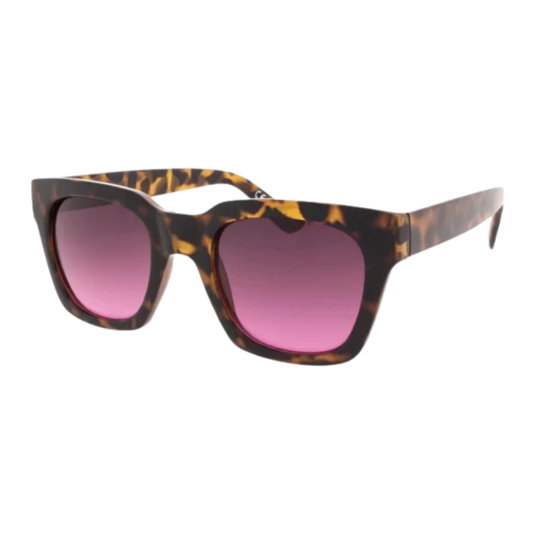 Tortoise Frame With Light Smoke Rose Lens