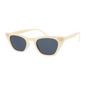 Grace With White Frame & Grey Lens Sunglasses