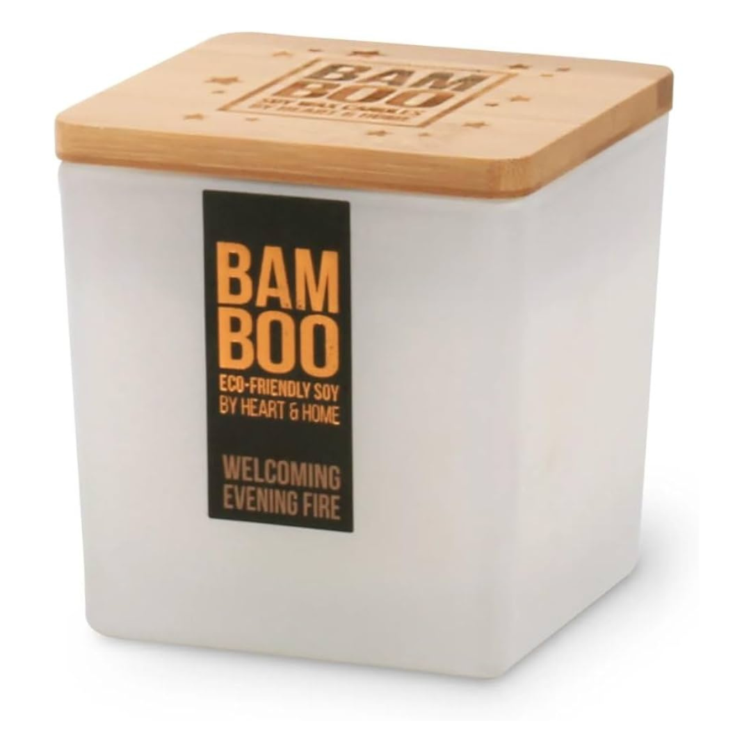 Bamboo Candle 210g Welcoming Evening Fire