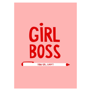 Girl Boss Card