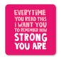 Pink Ribbon Foundation Coaster