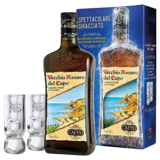 Amaro Del Capo Gift Pack with Glasses