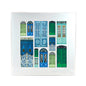 Stepahnie Borg Square Print Blue