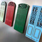 Doors Of Malta Wooden Magnet