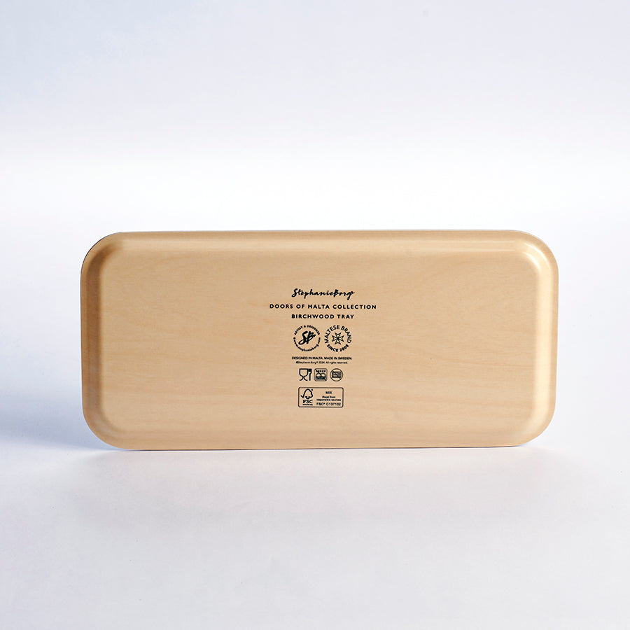 Doors Of Malta Birchwood Tray