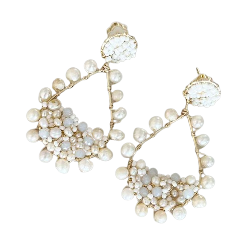 Handmade Pearl Earrings